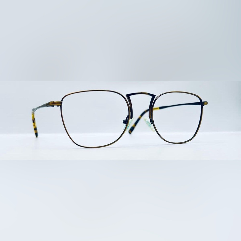 Zenni Gold Oval Sunglasses Frames Only